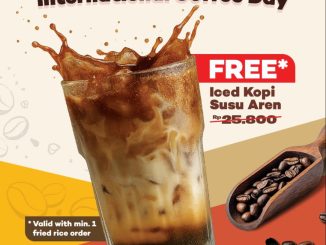 Promo Platinum Resto & Cafe International Coffee Day Gratis Iced Kopi Susu Aren 2