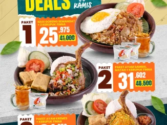 Promo Bebek Semangat Weekday Deals Paket hemat Mulai Rp 25 Ribuan*