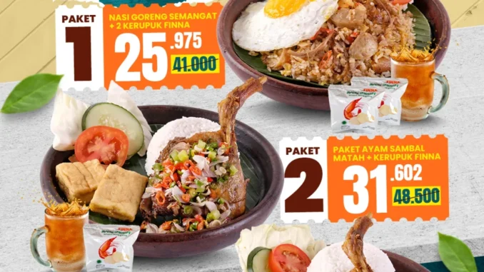 Promo Bebek Semangat Weekday Deals Paket hemat Mulai Rp 25 Ribuan*