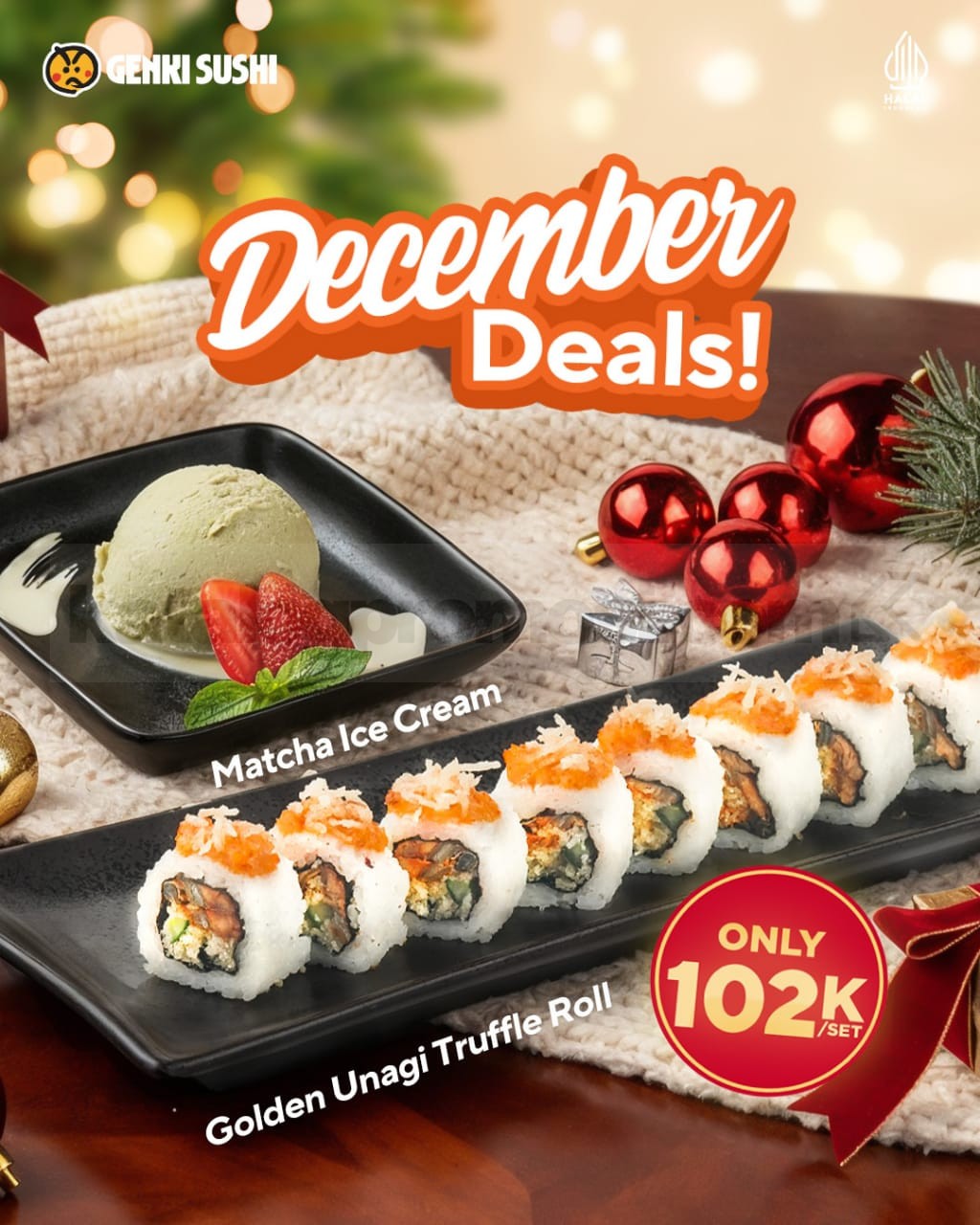 Promo Genki Sushi December Deals Perfect Combo Cuma 102K* Promo Genki Sushi December Deals Perfect Combo Cuma 102K* 1