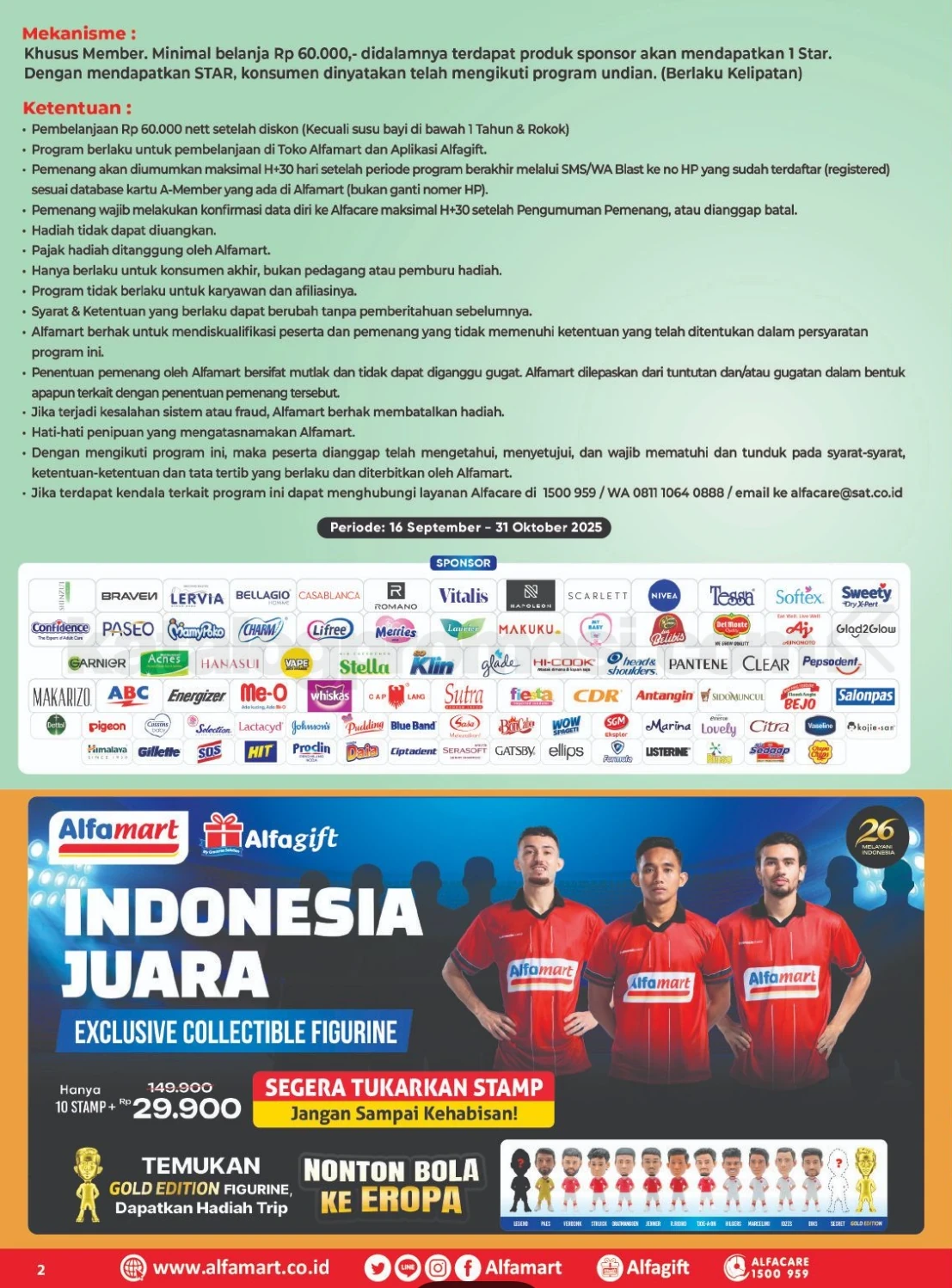 Promo Alfamart Terbaru Katalog 01-15 Oktober 2025 Promo Alfamart Terbaru Katalog 01-15 Oktober 2025 2