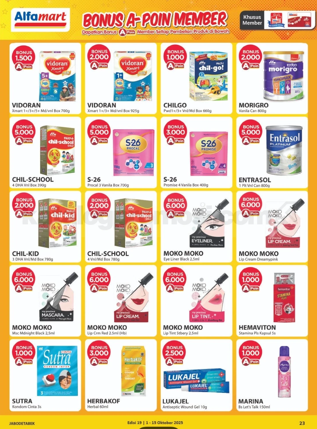 Promo Alfamart Terbaru Katalog 01-15 Oktober 2025 Promo Alfamart Terbaru Katalog 01-15 Oktober 2025 20