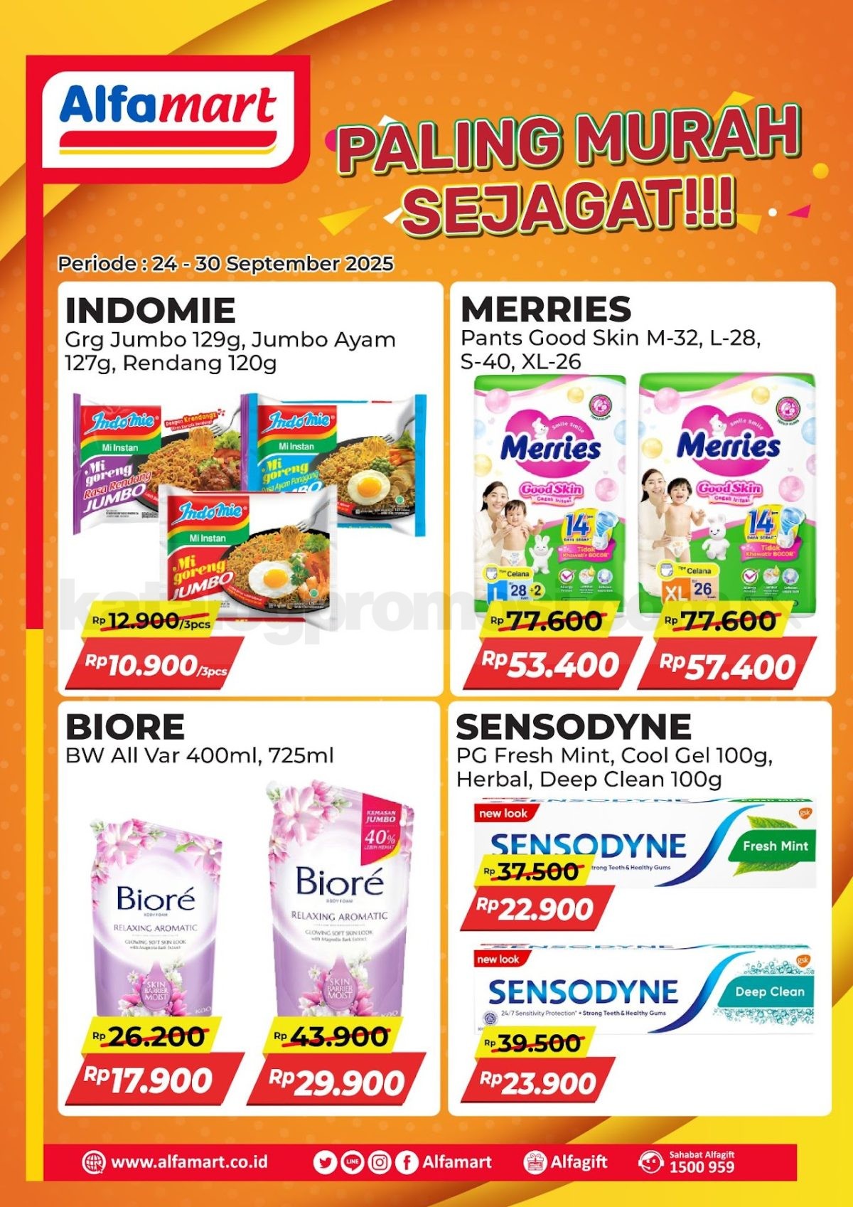 PROMO ALFAMART PALING MURAH SEJAGAT 24-30 September 2025 PROMO ALFAMART PALING MURAH SEJAGAT 24-30 September 2025 2
