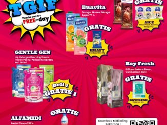 Promo ALFAMIDI TGIF GRATIS Produk Pilihan periode 23 Januari 2026
