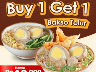 Promo Bakso Boedjangan Hari Kartini beli 1 gratis 1 bakso telur Rp 48.000