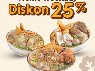 Promo Bakso Boedjangan Spesial Weekday Diskon 25% nikmati bakso keju, bakso urat & menu favorit
