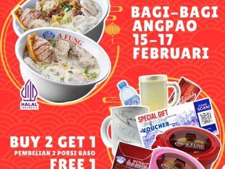 Promo Baso A Fung Tebar Angpao Imlek beli 2 mangkok gratis angpao hadiah langsung