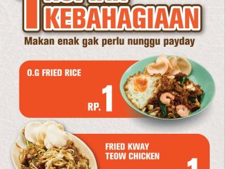 Promo Beatrice Quarters O.G Fried Rice & Fried Kway Teow Chicken Rp. 1 weekdays di Central Park