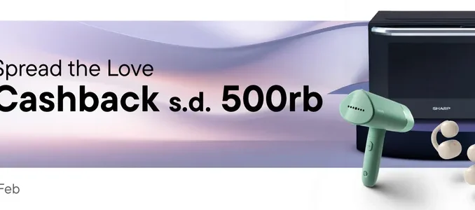 Promo Blibli Festronic Elektronik cashback hingga Rp. 500.000 periode Februari 2026