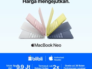 Promo Blibli Preorder MacBook Neo mulai Rp. 9,9 juta dengan cashback hingga Rp895.392