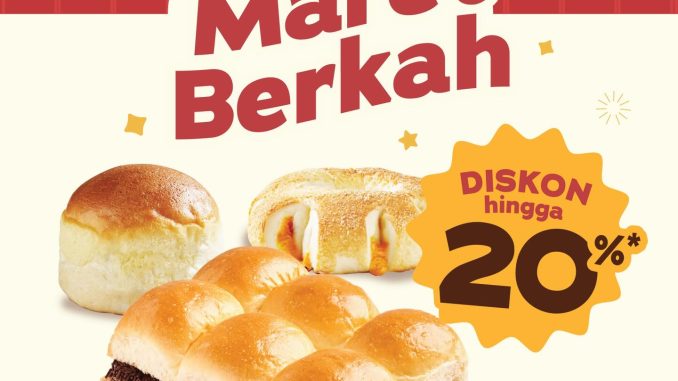 Promo Breadlife Maret Berkah Diskon hingga 20% paket roti Rp. 38.000 dan Rp. 55.000