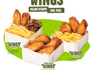 Promo Burger Bangor NEW! Chicken Wings mulai Rp. 20 ribu dengan pilihan platter dan wings original