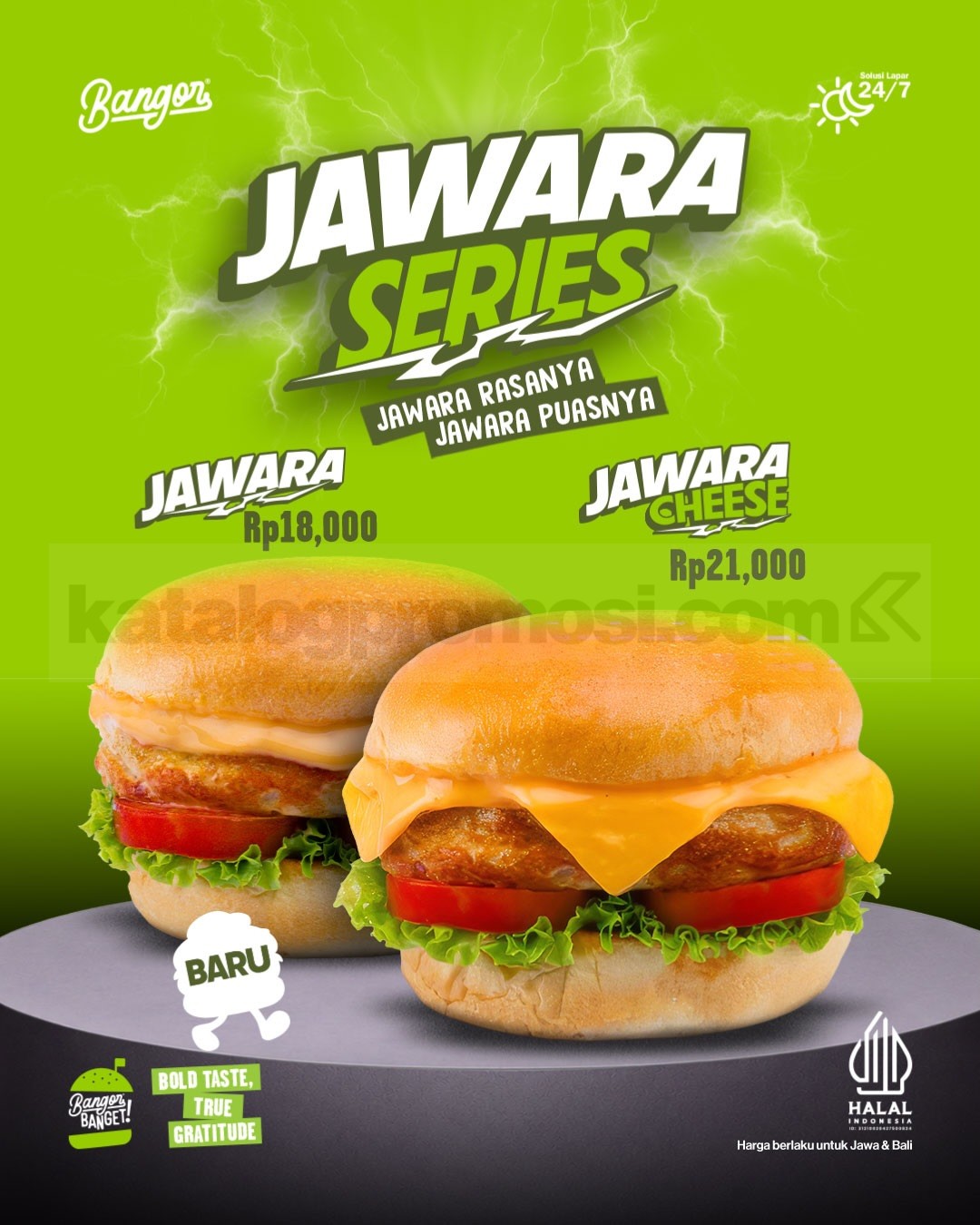 Promo Burger Bangor Jawara Series Mulai Rp18.000 Promo Burger Bangor Jawara Series Mulai Rp18.000 3