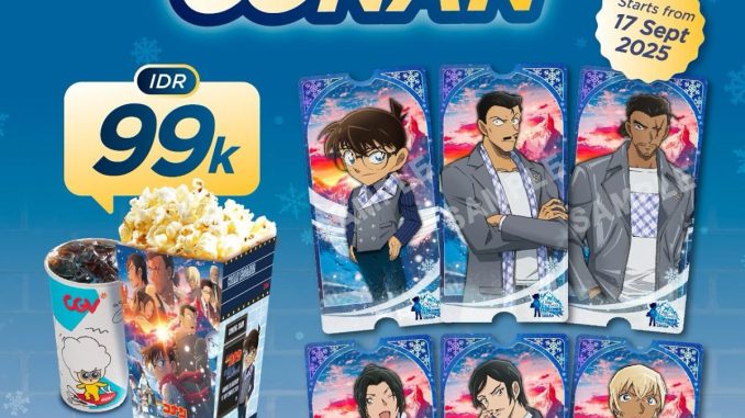 Promo CGV Detective Conan Collectible Ticket Combo Rp99.000 1