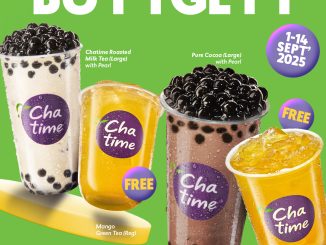 Promo Chatime GoFood Joy for Two Buy 1 Get 1 berlaku 1 - 14 September 2025 via GoFood