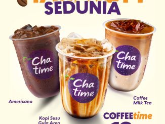 Promo Chatime Hari Kopi Internasional Coffee Series 13 ribu berlaku 1–2 Oktober 2025