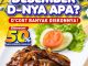Promo D’Cost Diskon 50% untuk Menu Best Seller 1