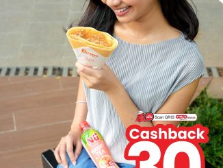 Promo Dcrepes Cashback OCTO Mobile 30% maksimal Rp.10.000 berlaku di outlet tertentu