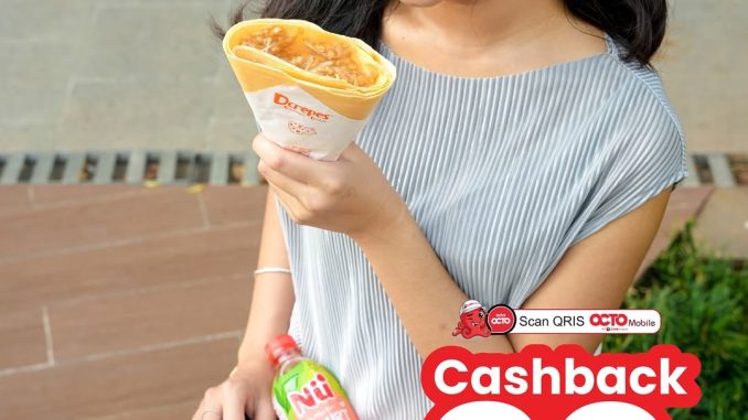Promo Dcrepes Cashback OCTO Mobile 30% maksimal Rp.10.000 berlaku di outlet tertentu