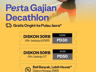 Promo Decathlon Pesta Gajian diskon hingga Rp50.000 berlaku 25 September–4 Oktober 2025 di toko, web, & aplikasi