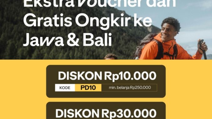 Promo Decathlon Pesta Gajian Extra Voucher hingga Rp. 50.000 dengan gratis ongkir Jawa–Bali periode 25 November–4 Desember 2025