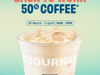 Promo Djournal Back to Work Diskon 50% Coffee untuk member ISMAYA+ periode terbatas
