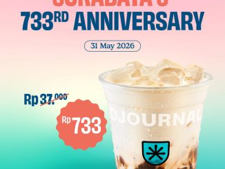 Promo DJOURNAL Surabaya Anniversary Kopi Susu Batavia Rp. 733 beli Kopi Susu Batavia dapat harga spesial Rp. 733