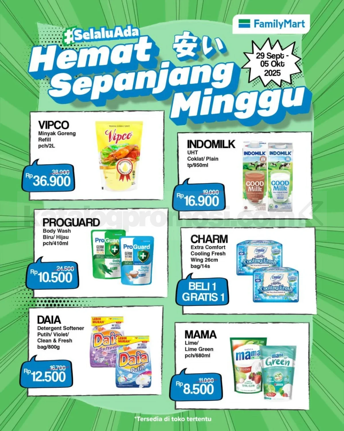 PROMO FAMILYMART HEMAT BANGET MINGGUAN 29 September - 05 Oktober 2025 1