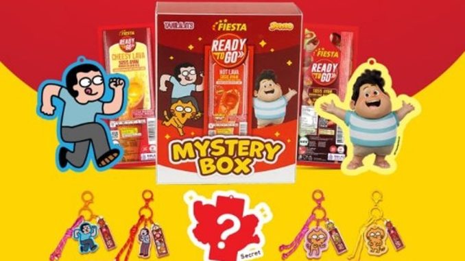 Promo Fiesta Ready To Go x Tahilalats x Jumbo gratis keychain di Alfamart, Alfamidi, Lawson