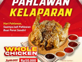 Promo Fritto Chicken Hari Pahlawan Whole Chicken cuma Rp.50.000 1