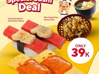 Promo Genki Sushi TikTok Special Sushi Deal Rp. 39.000 paket sushi dine in voucher TikTok outlet tertentu