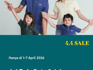 Promo Giordano 4.4 Twin Date Sale cashback hingga 6% periode 4 sampai 7 April 2026 di Zalora