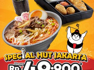 Promo Gokana Spesial HUT Jakarta Paket Rp. 49.900 menu ramen dan bento dengan ocha