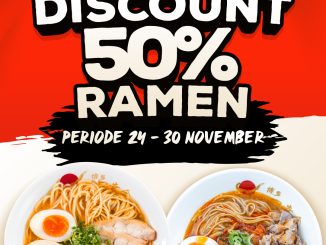 Promo Hakata Ikkousha Menu Ramen Diskon 50% pembelian ramen kedua di Jogja