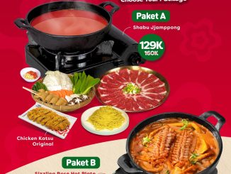 Promo Han Guksu Daebak Combo mulai Rp. 129.000 paket Korean food include Chicken Katsu Original