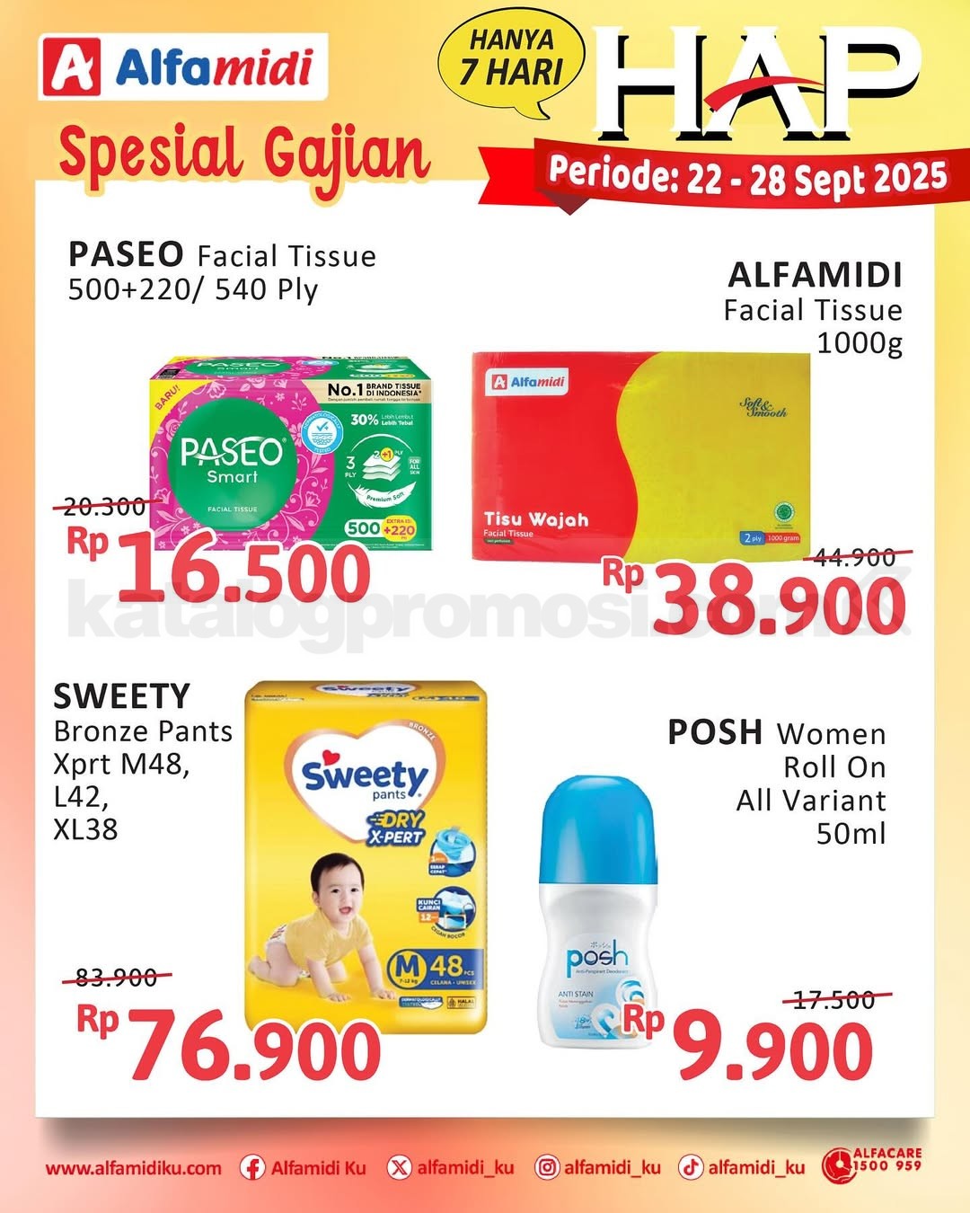 Promo HAP ALFAMIDI periode 22-28 September 2025 Promo HAP ALFAMIDI periode 22-28 September 2025 1