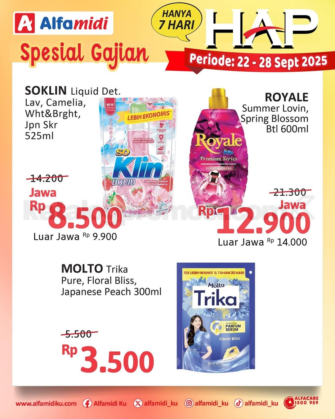 Promo HAP ALFAMIDI periode 22-28 September 2025 Promo HAP ALFAMIDI periode 22-28 September 2025 5