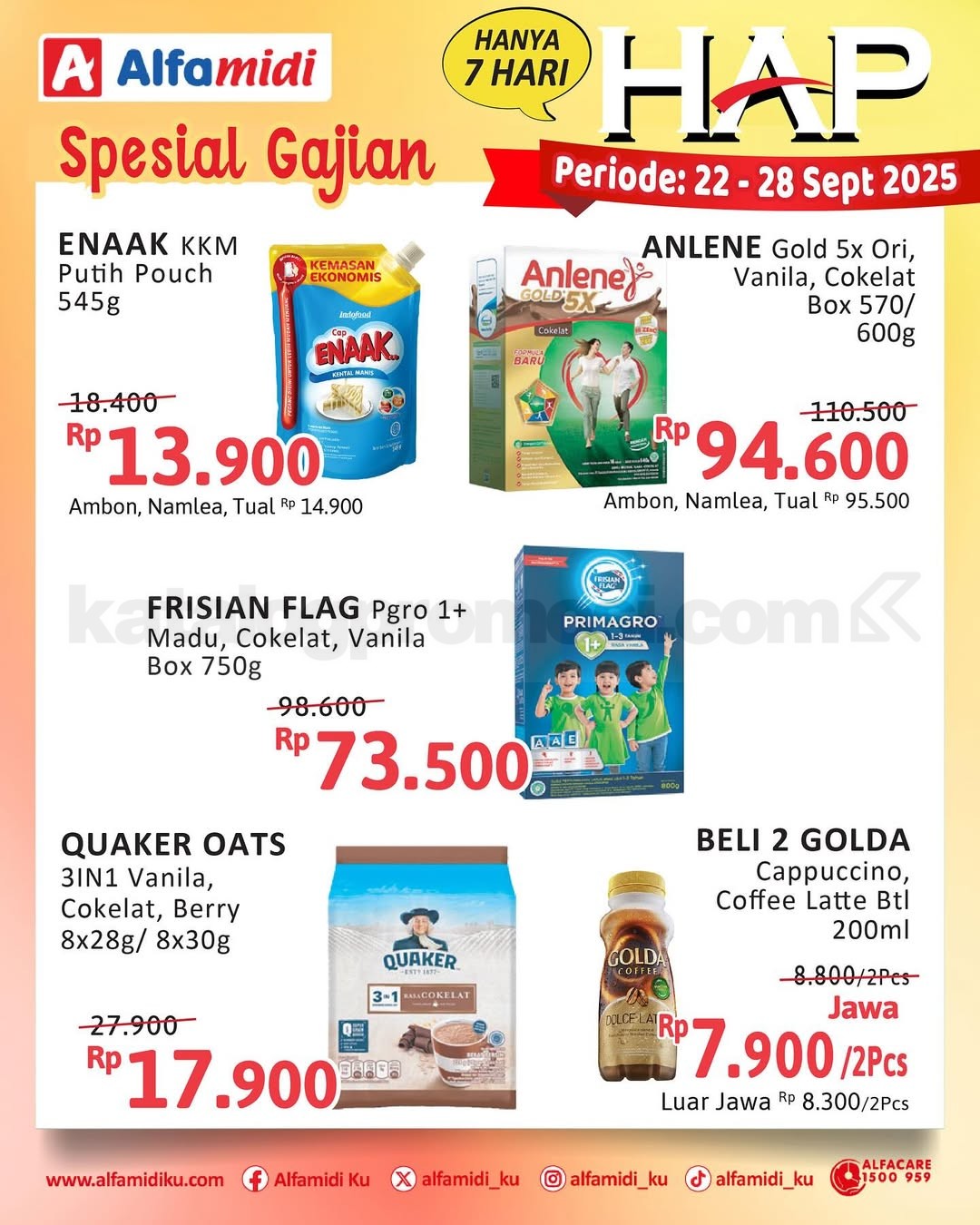 Promo HAP ALFAMIDI periode 22-28 September 2025 Promo HAP ALFAMIDI periode 22-28 September 2025 8