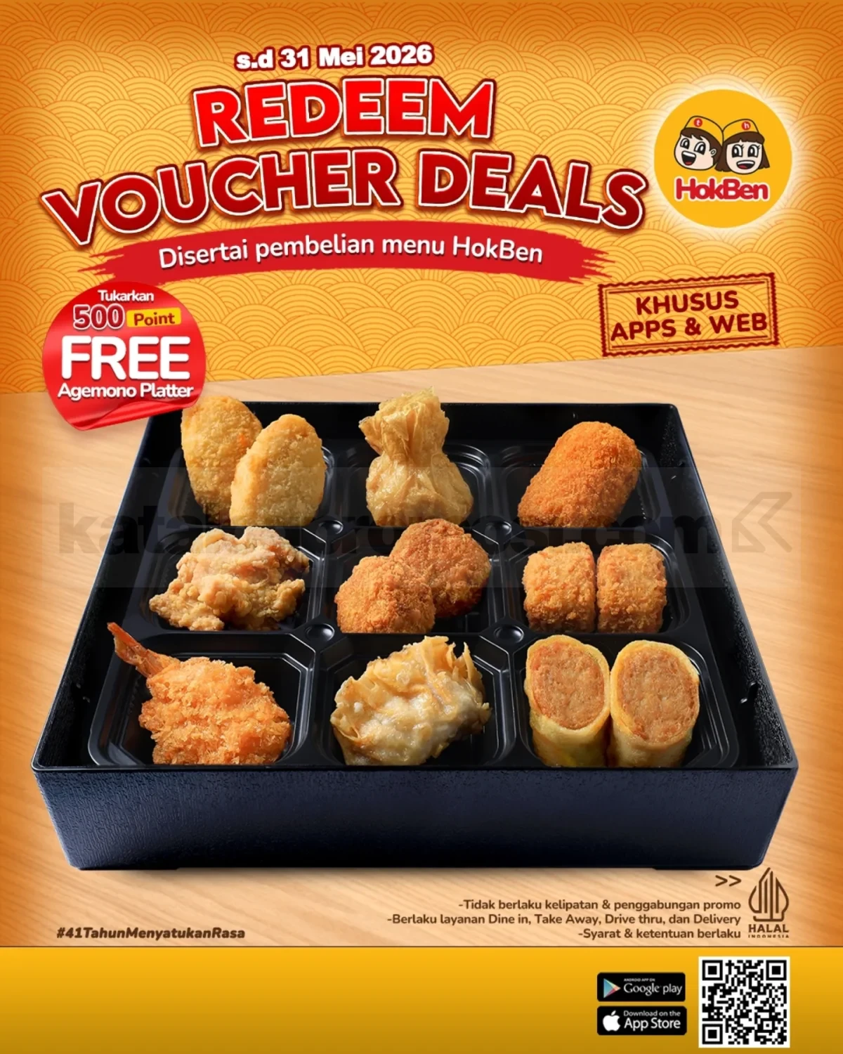 Promo HokBen First Installer Gratis Irodori Bento 4 Promo HokBen First Installer Gratis Irodori Bento 4 2
