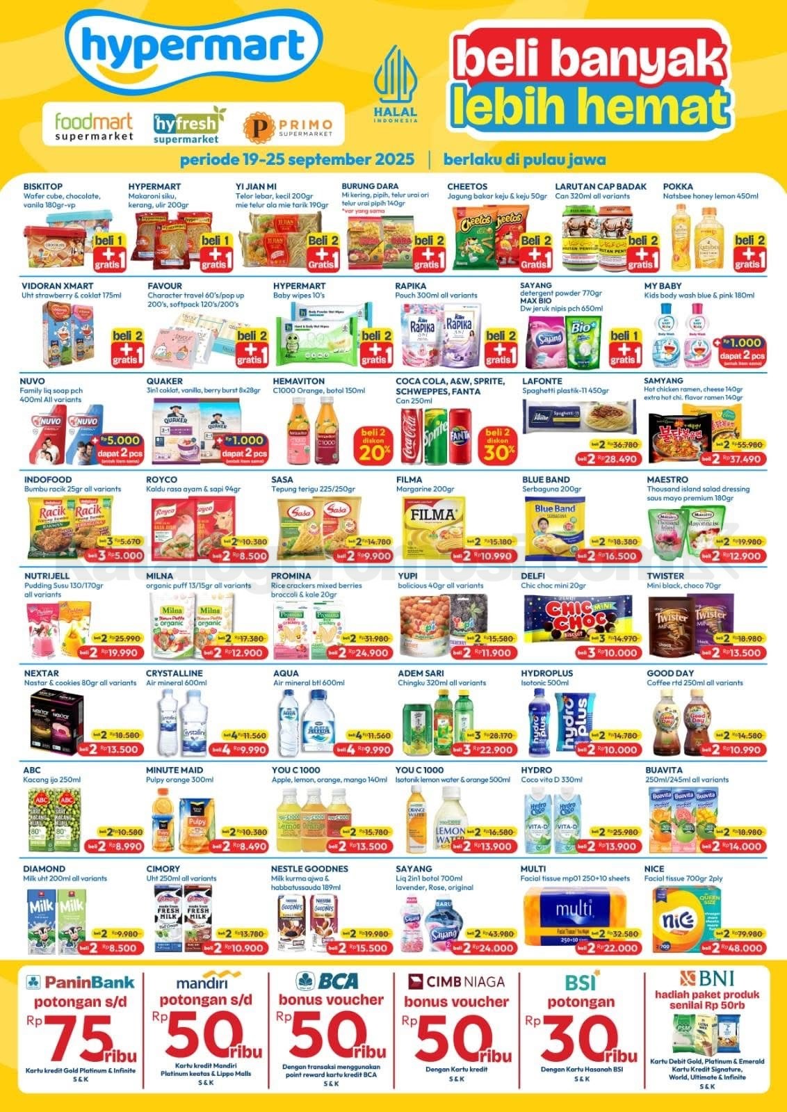 Promo HYPERMART WEEKDAY 22-25 September 2025 Promo HYPERMART WEEKDAY 22-25 September 2025 4