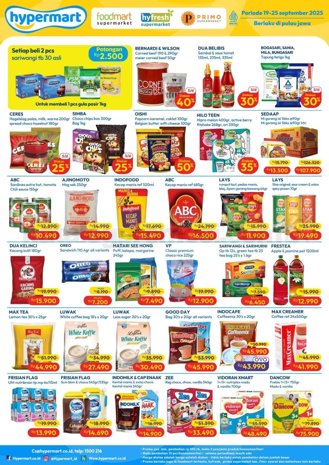 Promo HYPERMART WEEKDAY 22-25 September 2025 Promo HYPERMART WEEKDAY 22-25 September 2025 9