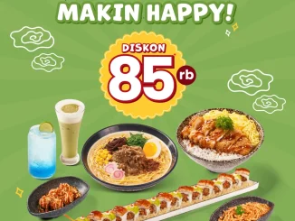 Promo Ichiban Sushi Weekend Makin Happy diskon Rp 85.000 pembayaran Debit atau QRIS BTN