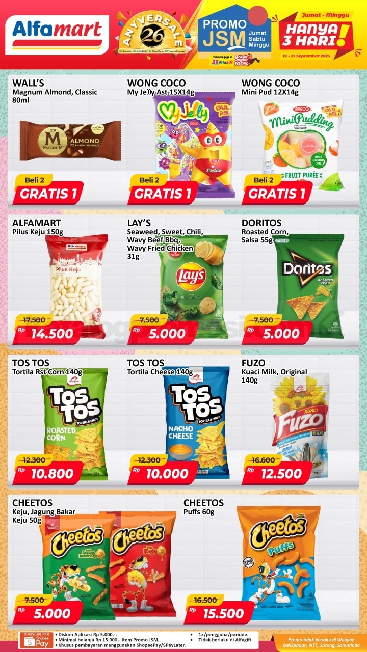 Promo JSM ALFAMART MINGGU INI 19-21 September 2025 Promo JSM ALFAMART MINGGU INI 19-21 September 2025 9