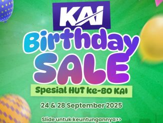 Promo KAI Birthday Sale HUT ke-80 Tiket Mulai Rp. 80.000 3