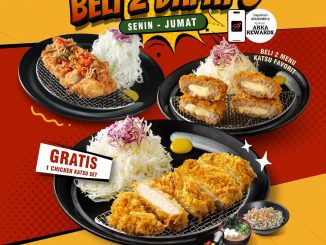 Promo Katsukita Payday Beli 2 Dapat 3, dapatkan 1 Chicken Katsu Set GRATIS, berlaku 26–30 Januari 2026
