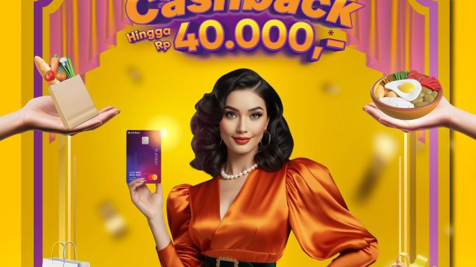 Promo KB Bank Harpelnas cashback 4% berlaku 4 September 2025 di semua merchant online dan offline