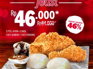 Promo KFC Anniversary ke-46 Drive Thru Feast Rp. 46.000 berlaku hingga 31 Oktober 2025 di seluruh outlet Drive Thru
