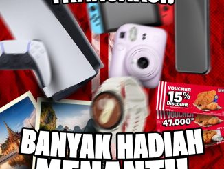 Promo KFC KFCku App Lucky Draw berhadiah trip ke Bangkok & Vietnam berlaku hingga Desember 2025