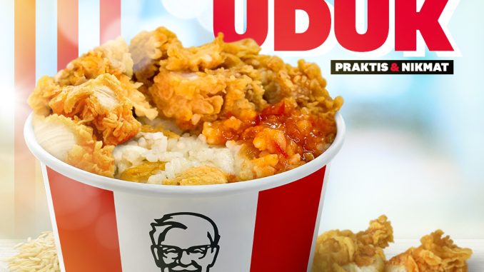 Promo KFC NEW! Nasi Uduk gurih khas lokal harga mulai Rp17.273 di seluruh outlet KFC Indonesia