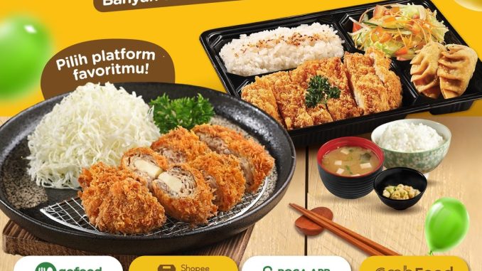 Promo Kimukatsu Delivery September 2025 diskon hingga 40% di GoFood, GrabFood, ShopeeFood, dan Boga App